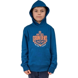 KID'S DISPLACEMENT HOODIE - ANCHOR WE ARE FISHING LOGO NAVY SIZE 8Y